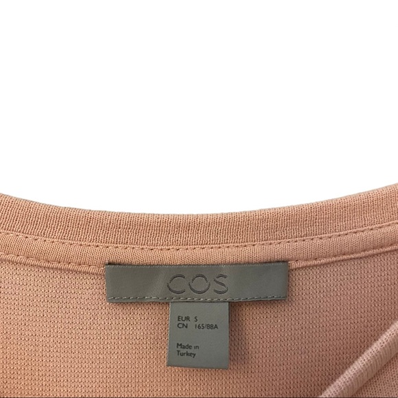 COS Light Pink Short Sleeve Top - Picture 5 of 6